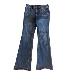 American Eagle‎ Kick Boot Jeans Womens 8 Regular Next Level Stretch Medium Wash